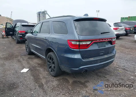 2020 Dodge Durango Gt Plus Awd из США, поврежденный, VIN 1C4RDJDG2LC100435